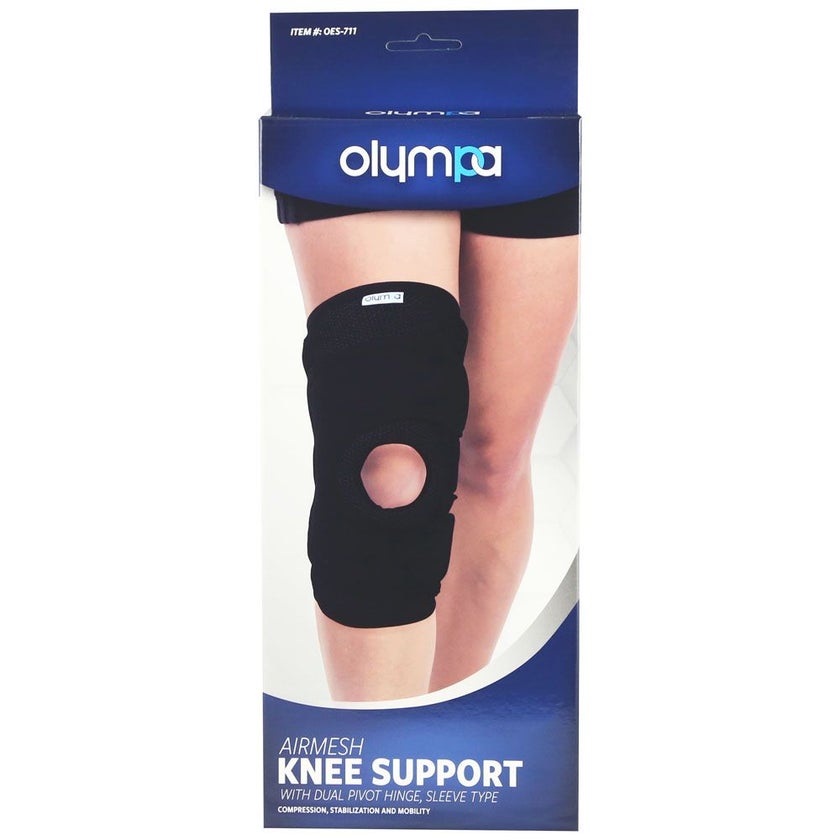 Olympa Airmesh Knee Support Black Small OES-711