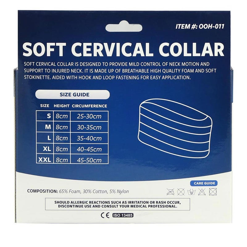Olympa Soft Cervical Collar White Extra Extra Large OOH-011