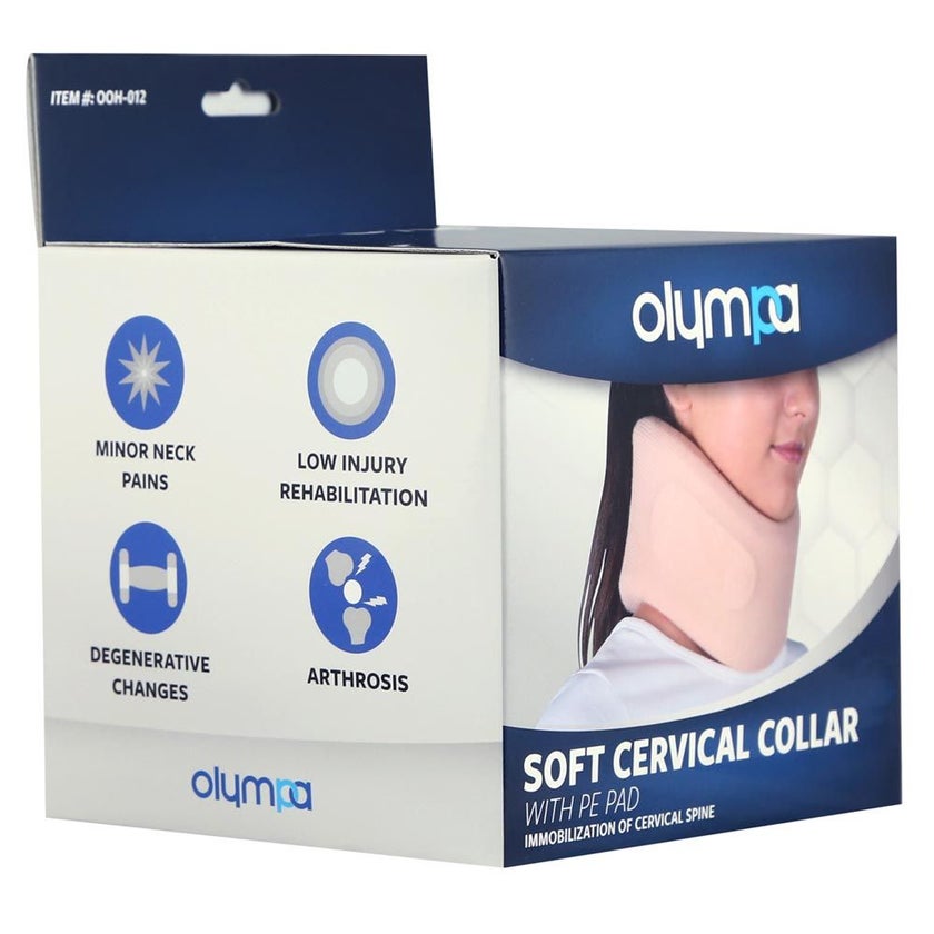 Olympa Soft Cervical Collar with PE Pad Beige Large OOH-012