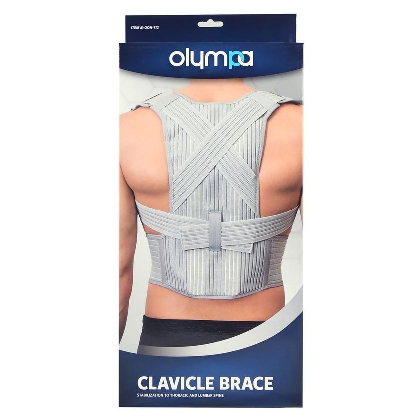 Olympa Clavicle Brace Grey S/M