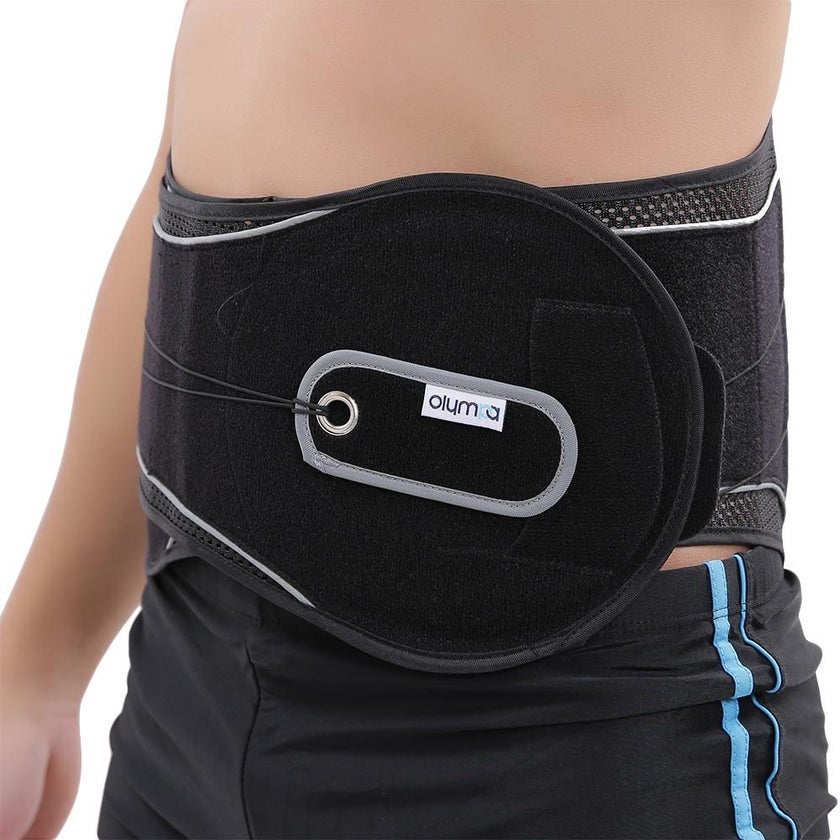 Olympa Comfort Pull Lumbo-Sacral Support Black Small/Medium OEB-511