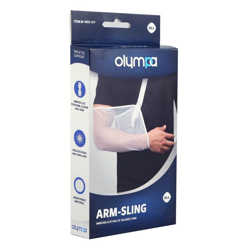 Olympa Arm Sling White One Size OEO-311