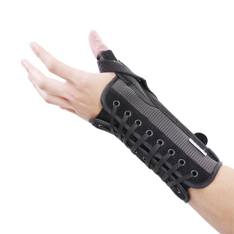 Olympa Wrist & Thumb Brace with Stay Left Grey-Black Extra Extra Large OEH-41