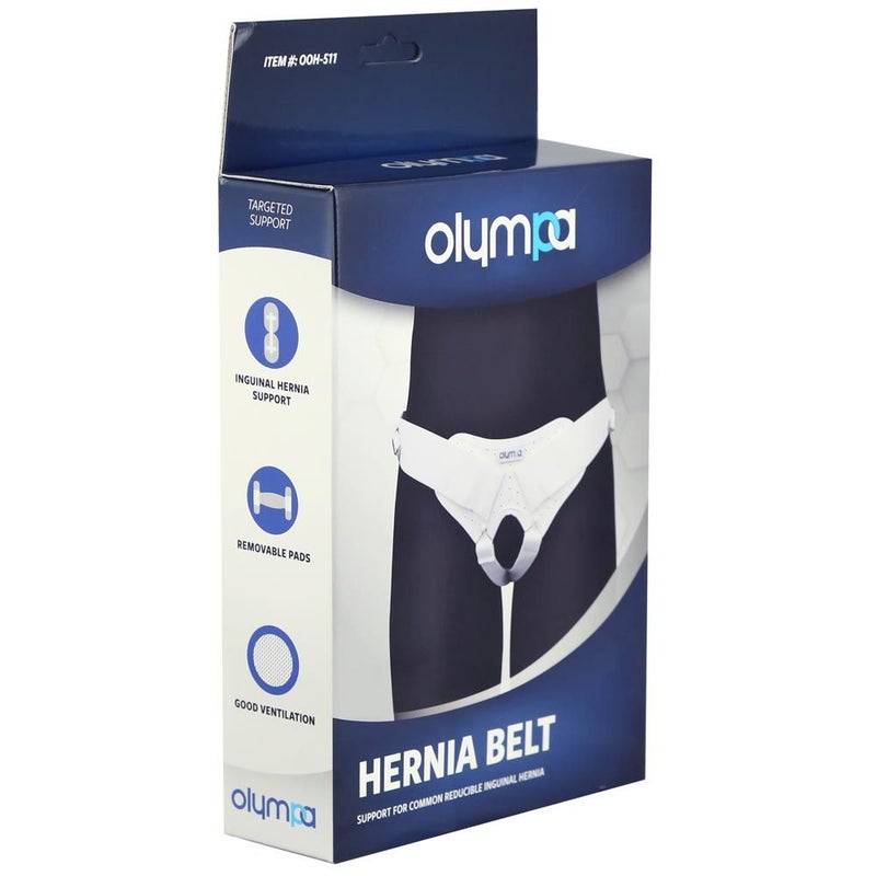 Olympa Hernia Belt White Large OOH-511