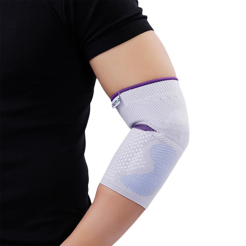 Olympa Snug Elbow Support with Gel Pad Extra Extra Large Cool Grey OFS-211