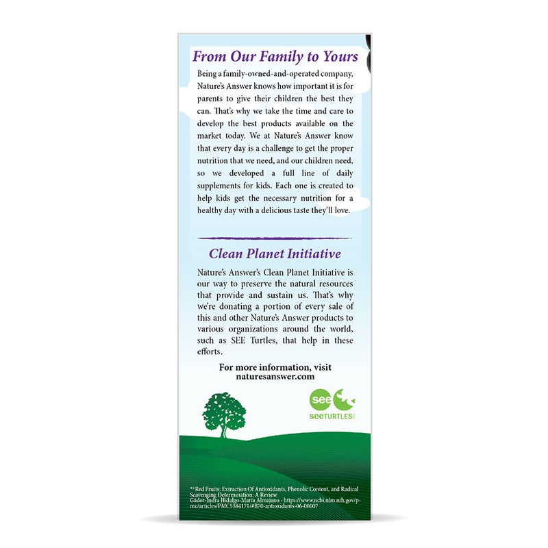 Nature's Answer Sambucus Kids Syrup For Immune Support 120ml