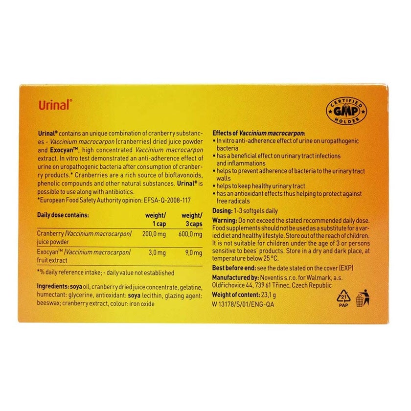 Urinal Softgels, Pack of 30's