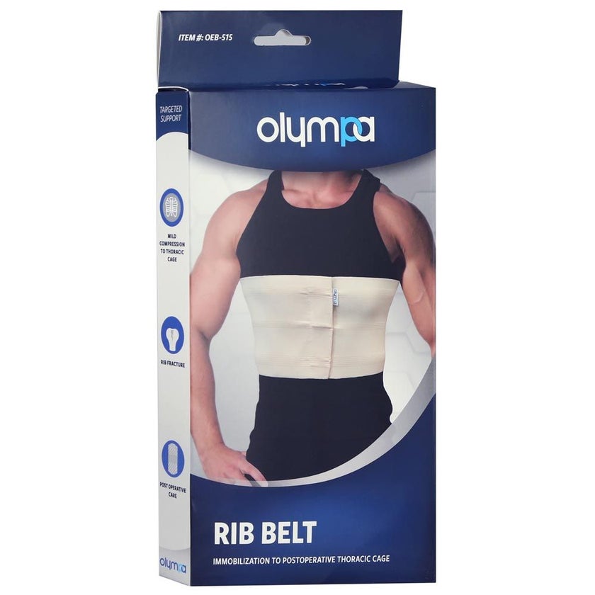 Olympa Rib Belt Beige Extra Large OEB-515