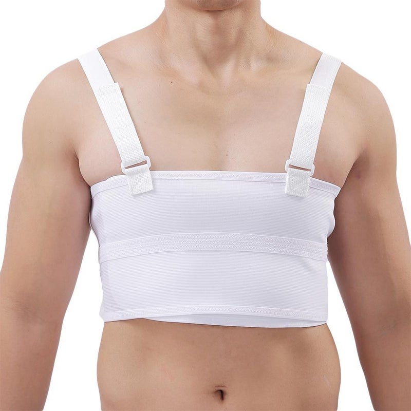 Olympa Rib Belt with Shoulder Strap White Small OEB-516
