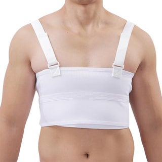 Olympa Rib Belt with Shoulder Strap White Large OEB-516