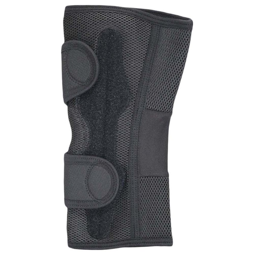 Olympa Airmesh Knee Support withStays Sleeve Black Extra Extra Large OES-713