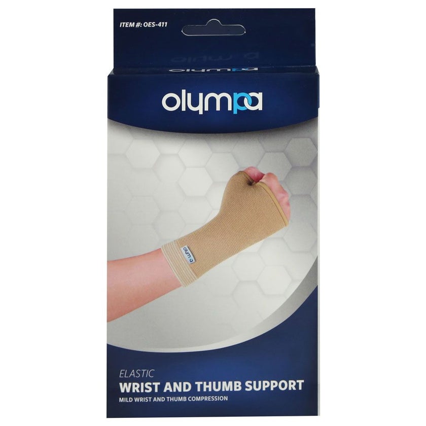 Olympa Elastic Wrist & Thumb Support Beige Extra Extra Large OES-411