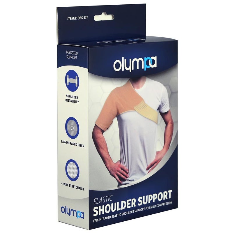 Olympa Elastic Shoulder Support Beige Large OES-111