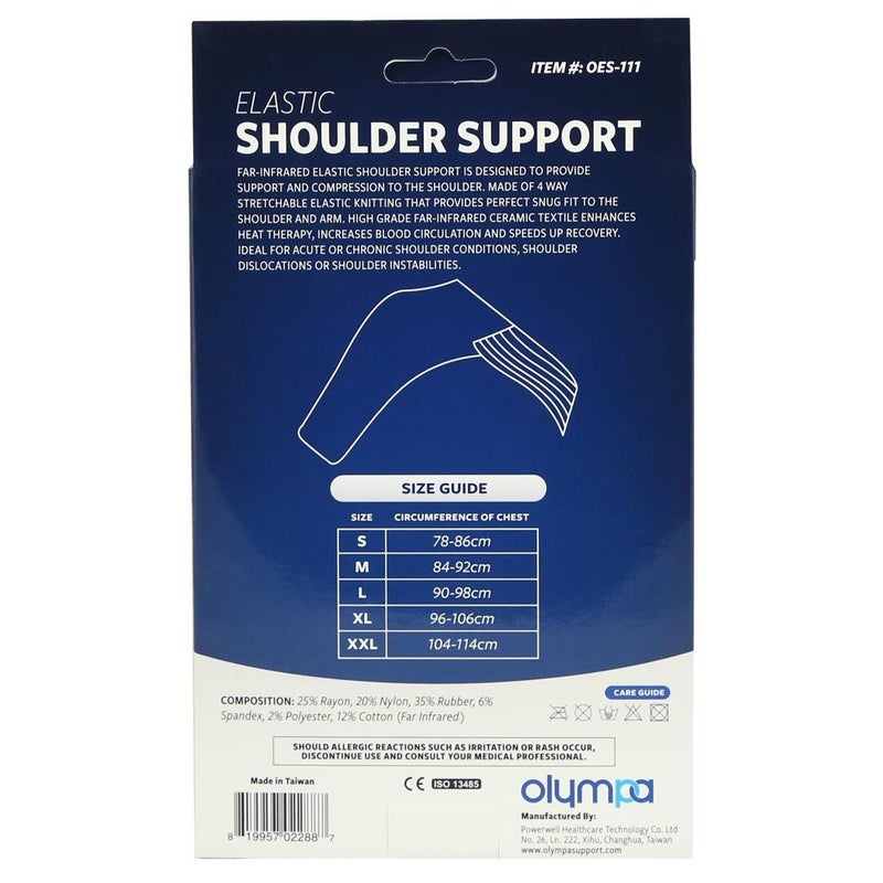 Olympa Elastic Shoulder Support Beige Large OES-111