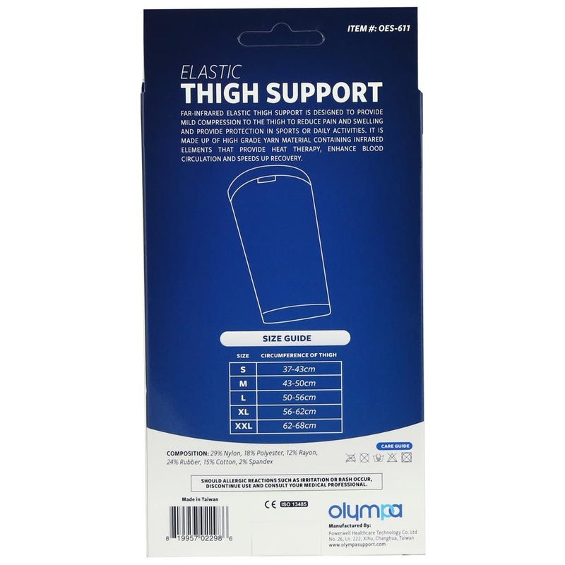 Olympa Elastic Thigh Support Beige Medium OES-611