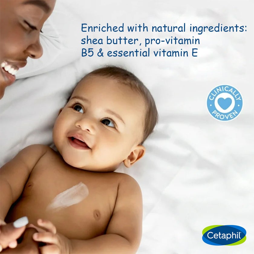 Cetaphil Baby Daily Lotion With Shea Butter, Face & Body Moisturizer For Delicate And Sensitive Skin, Unscented, 300ml