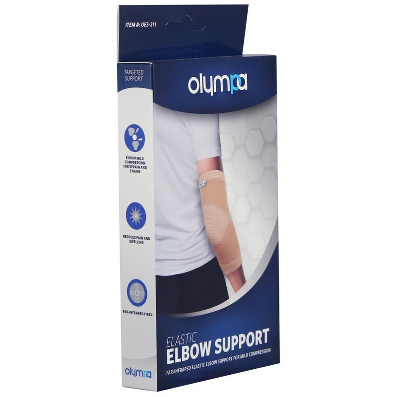 Olympa Elastic Elbow Support Beige Extra Extra Large OES-211