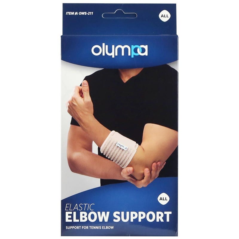 Olympa Elastic Elbow Support Beige One Size OWS-211
