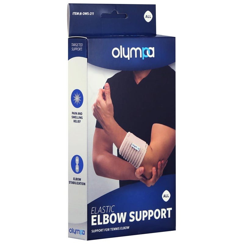 Olympa Elastic Elbow Support Beige One Size OWS-211