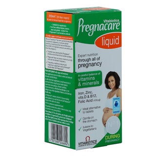 Vitabiotics Pregnacare Liquid Pregnancy Supplement With Folic Acid & Iron 200ml