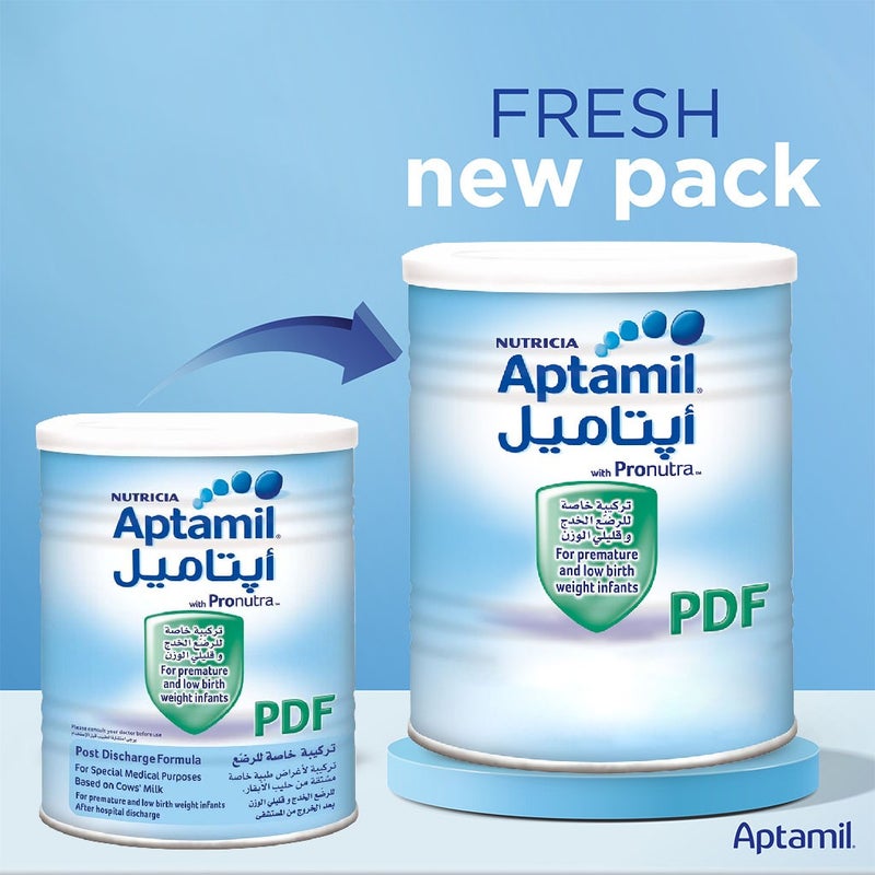 Nutricia Aptamil PDF Post Discharge Premature Baby Milk Formula 400g
