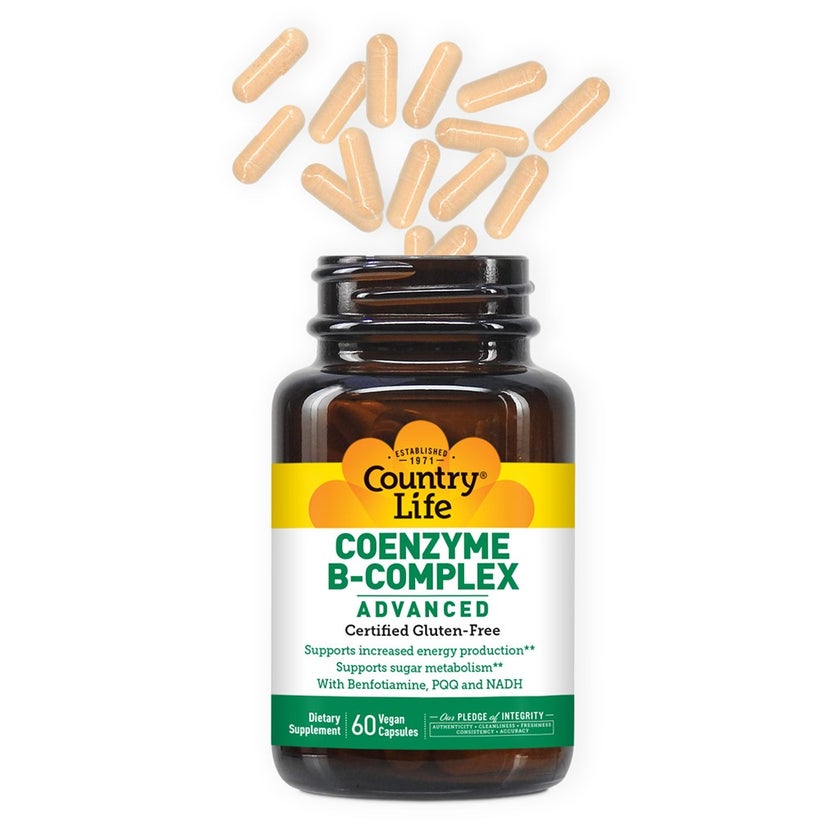 Country Life Coenzyme B-Complex Advanced Capsules, Pack of 60's