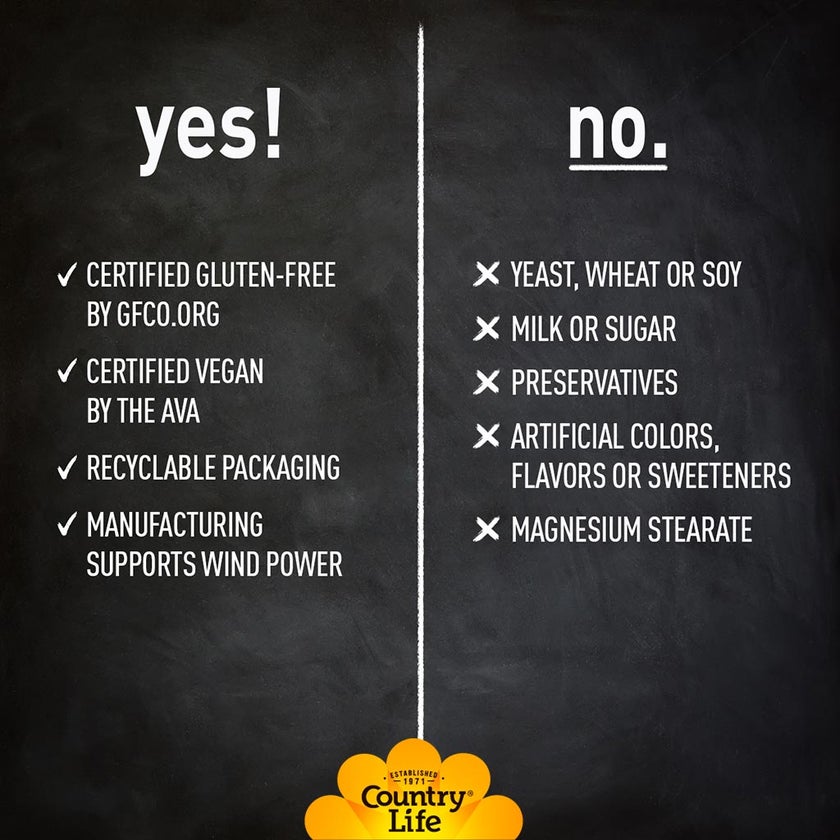 Country Life Coenzyme B-Complex Advanced Capsules, Pack of 60's