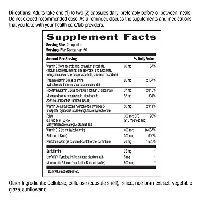 Country Life Coenzyme B-Complex Advanced Capsules 60's