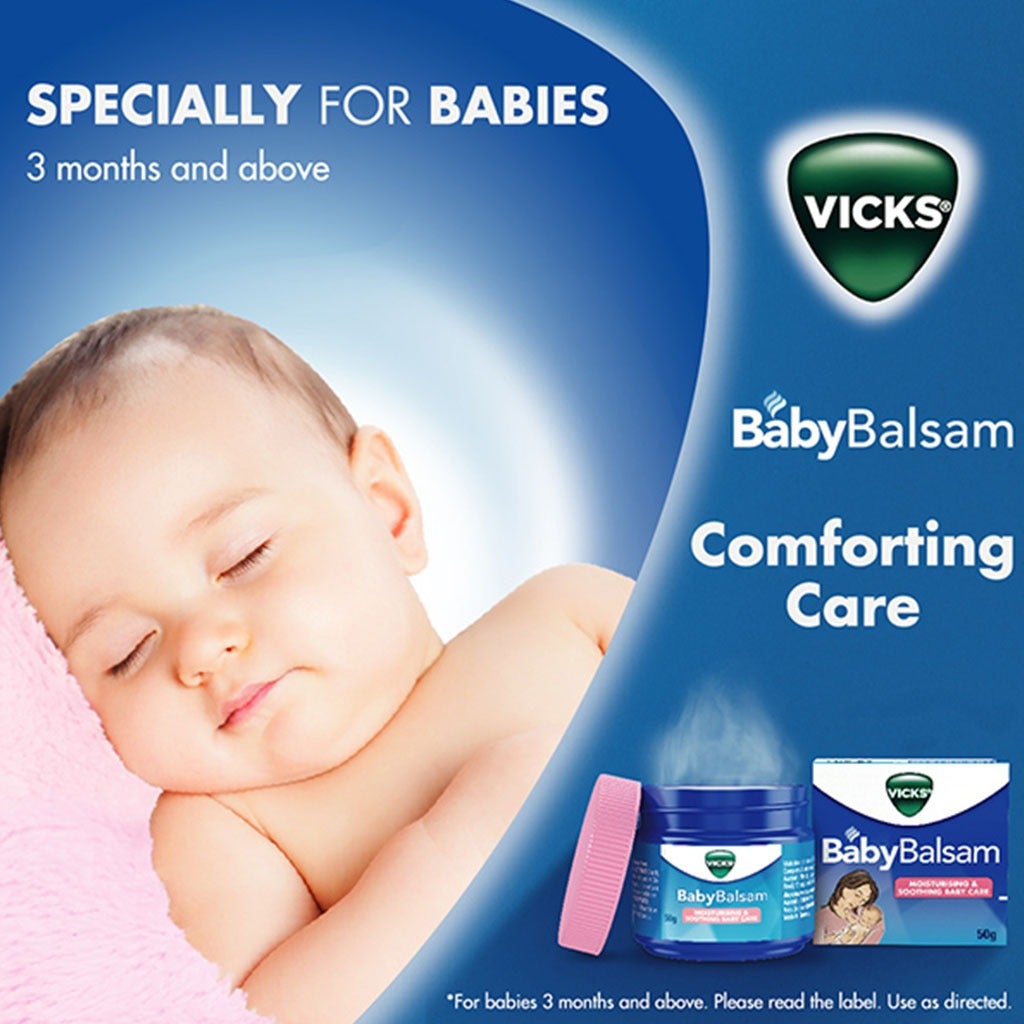 Stuffy Nose Vicks For Month Old Vicks BabyRub Non-Medicated