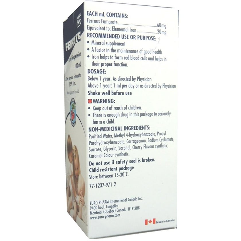 Ferrate 60mg/ml Oral Suspension 100ml