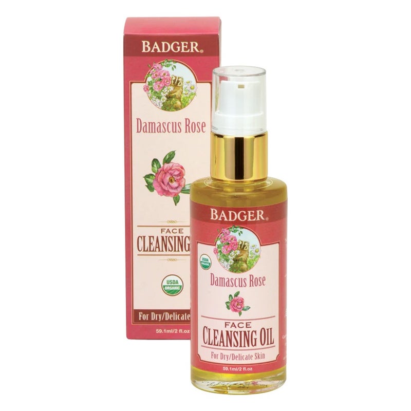 Badger Damascus Rose Face Cleansing Oil 59.1 mL