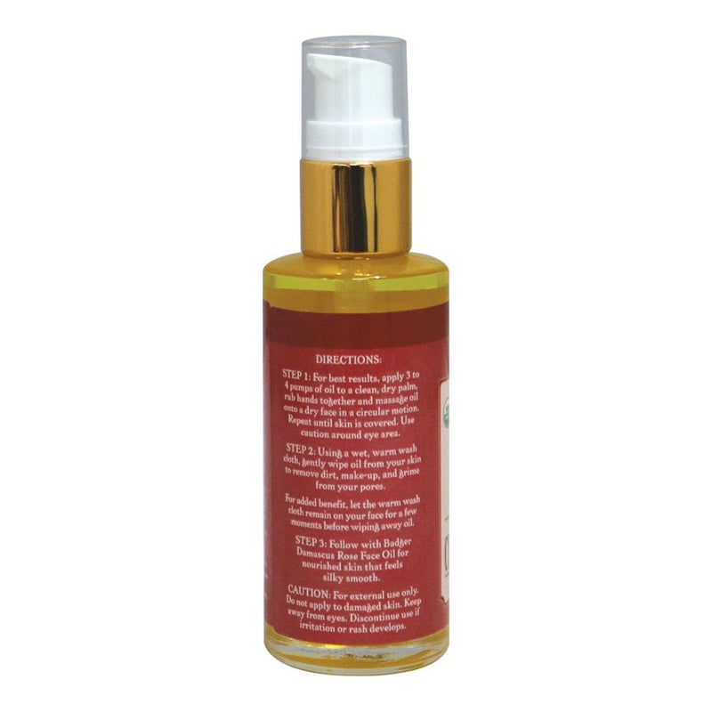 Badger Damascus Rose Face Cleansing Oil 59.1 mL