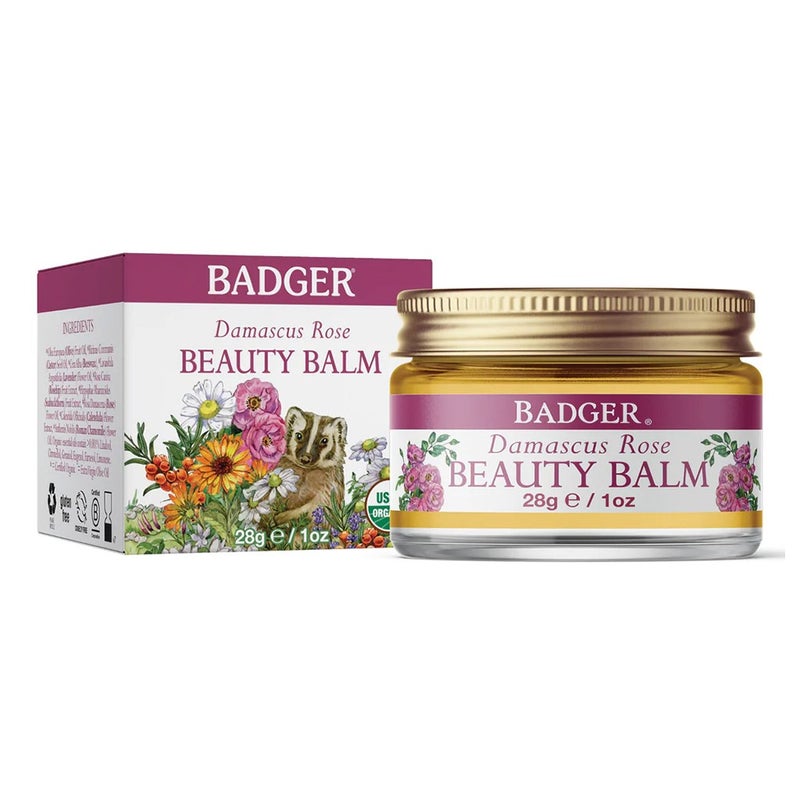 Badger Damascus Rose Beauty Balm 28 g