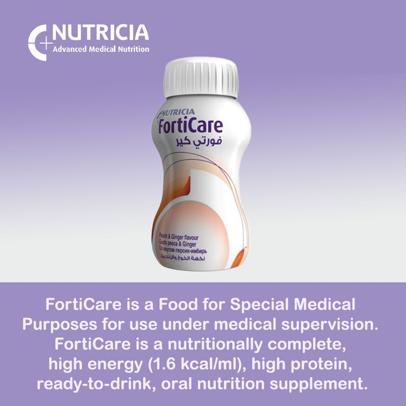 Nutricia Forticare RTD Peach & Ginger 125 mL 1's