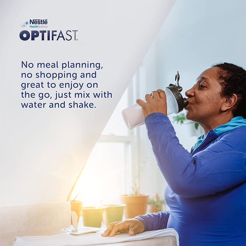 Nestle Optifast Shake Powder Mix Sachets Vanilla 12's