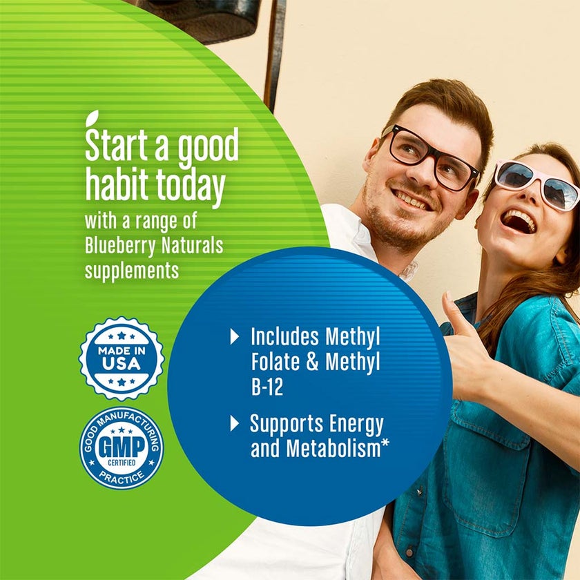 Blueberry Naturals Brilliant B Vegetarian Capsules, Pack of 50's - B0111