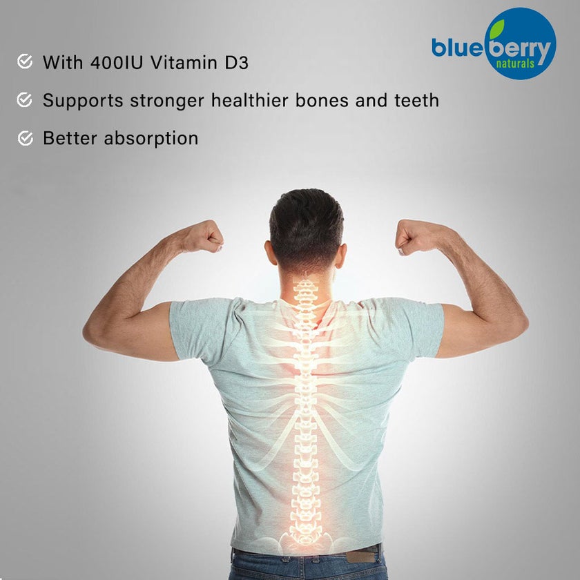 Blueberry Naturals Calcium Citrate 600mg Tablets, Pack of 60's - B0234