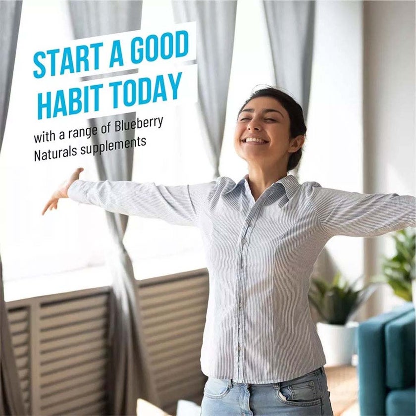 Blueberry Naturals Easy Iron 25mg Vegetarian Capsules, Pack of 90's - B0265