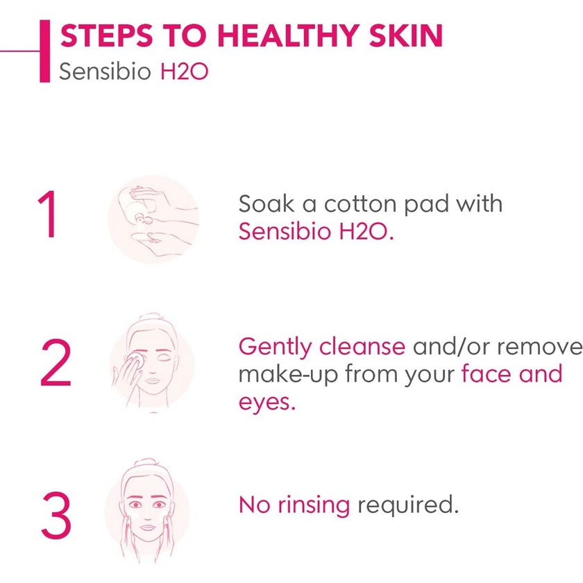 Bioderma Sensibio H2O Make up Remover Micellar Water 500ml