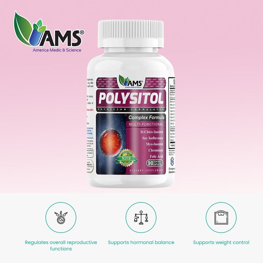 AMS Polysitol Caplets For Women, Pack of 90's