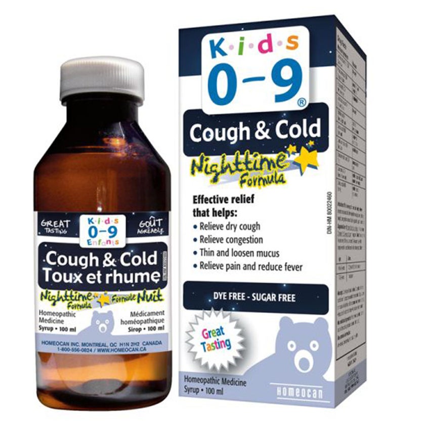 Kids 0-9 Cough & Cold Night Time Formula Syrup 100ml