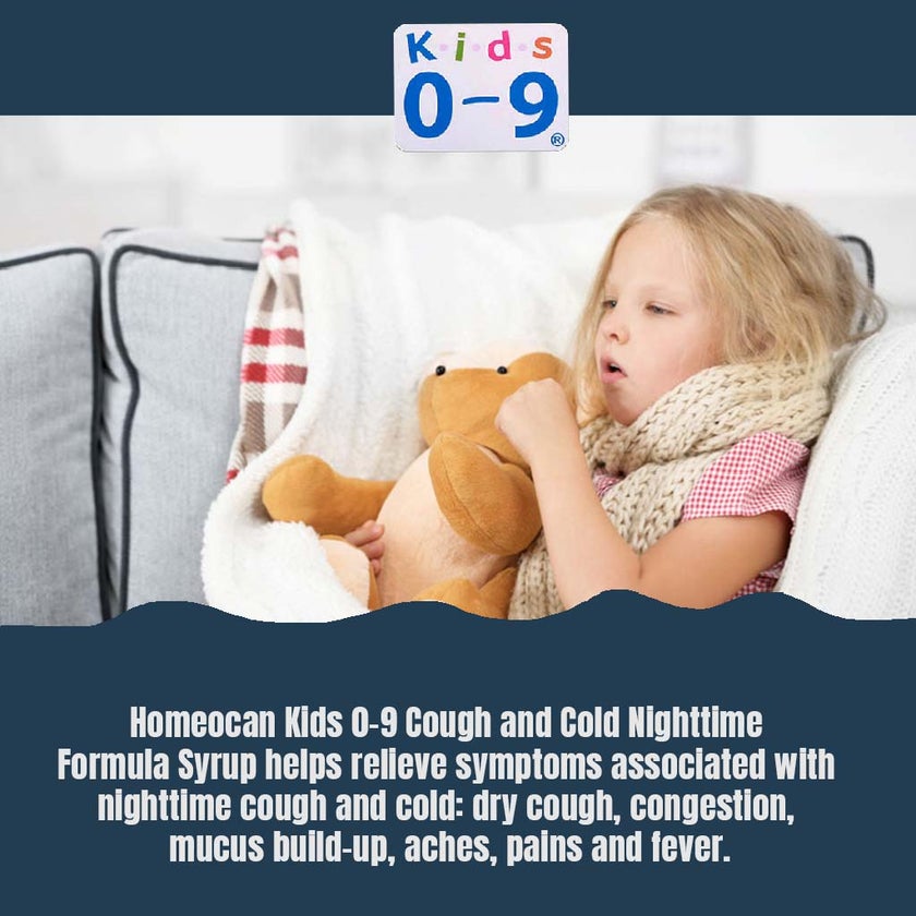 Kids 0-9 Cough & Cold Night Time Formula Syrup 100ml