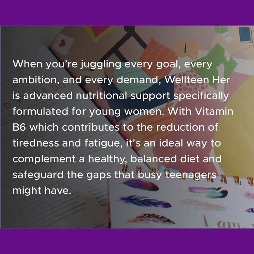 Vitabiotics Wellteen HER Multivitamin Tablets, Pack of 30's