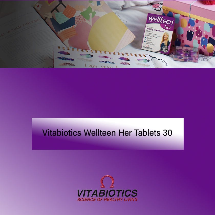 Vitabiotics Wellteen HER Multivitamin Tablets, Pack of 30's