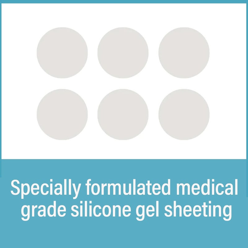 NewGel+ Advanced Medical-Grade Silicone Gel Dots, NG-380 Clear, Pack of 6's