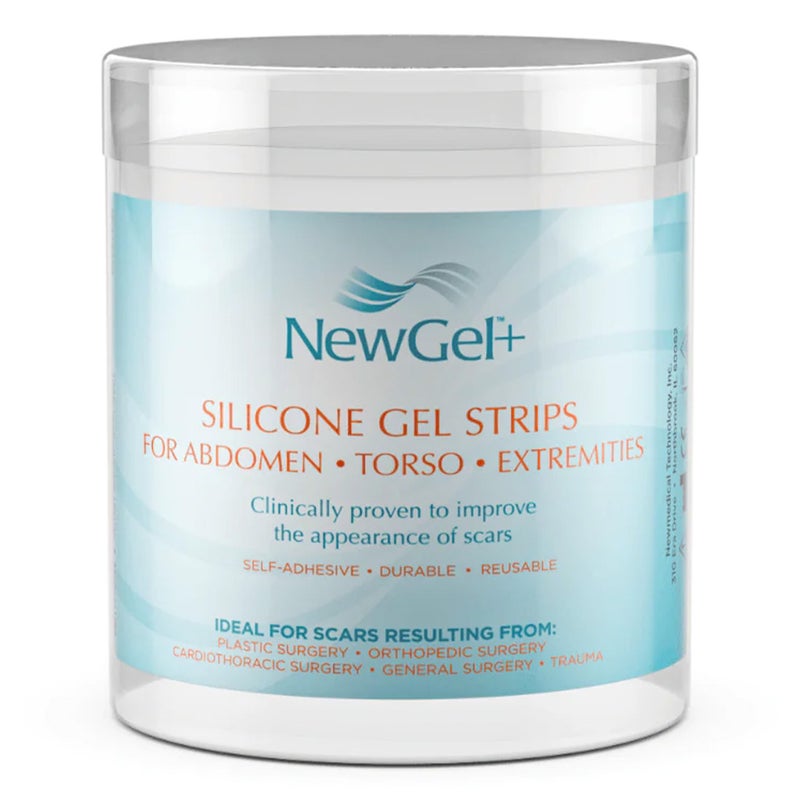 NewGel+ 24" x 2" Abdomen/Extremity Silicone Strip, Clear NG-364, Pack of 1's