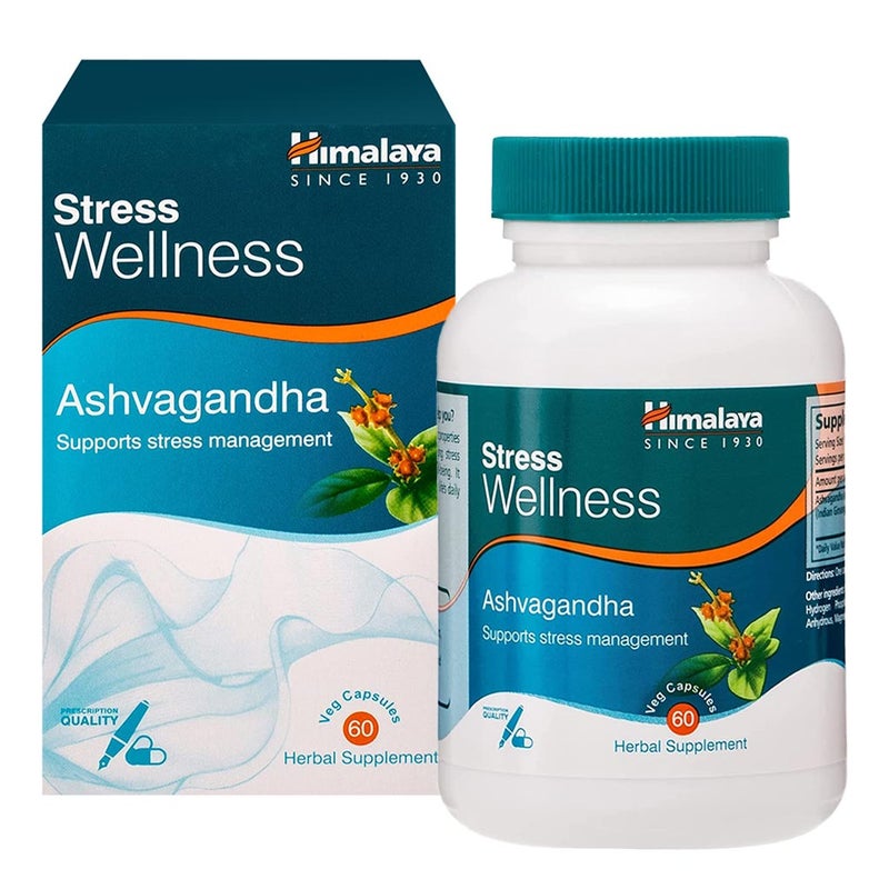 Himalaya Ashvagandha Vegetarian Capsules 60's