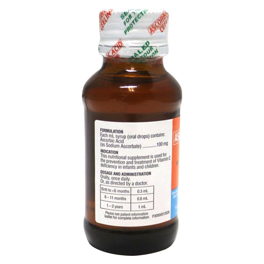 Ceelin Ascorbic Acid Oral Drops 30ml