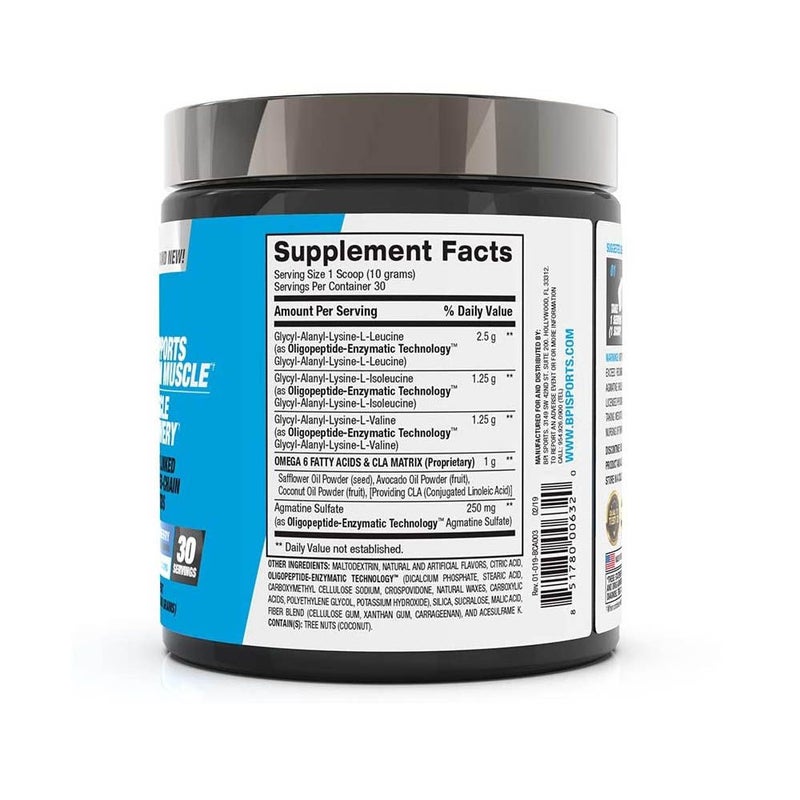 BPI Sports Best BCAA Powder Blue Raspberry 30 Servings