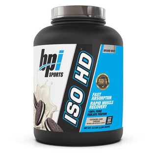 BPI Sports ISO HD Cookies & Cream Powder 4.9 lbs